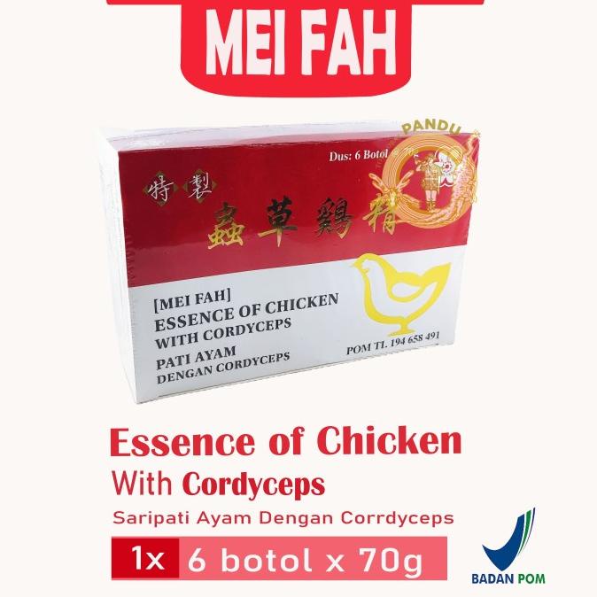 

Kualitas terbaik] MEI FAH ESSENCE OF CHICKEN WITH CORDYCEPS / PATI AYAM DENGAN CORDYCEPS