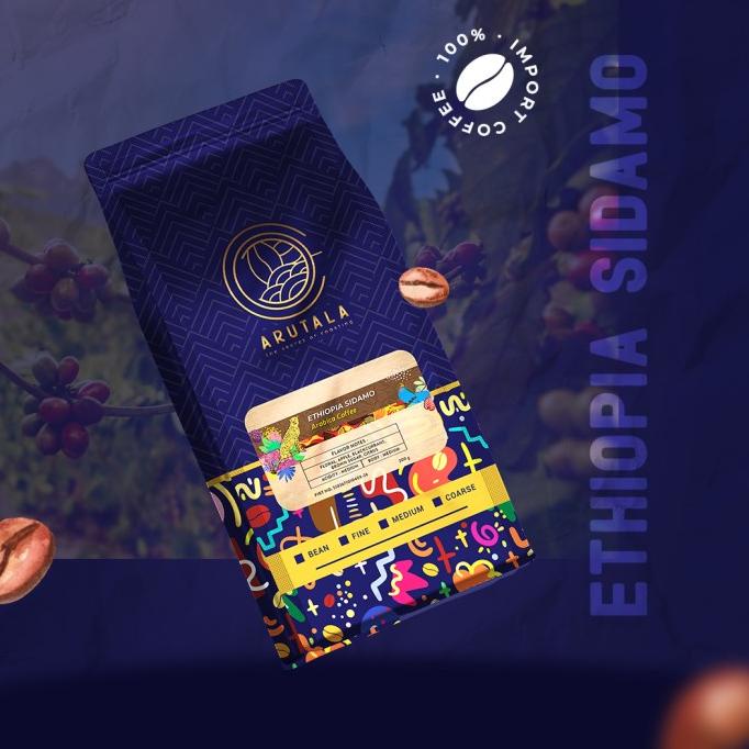 

Arutala Kopi Ethiopia Sidamo Arabica 200 Gram