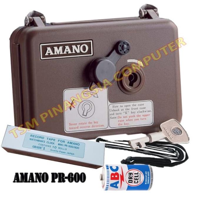 Amano PR-600 Absen Security Amano Watchman's Clock Security Patrol