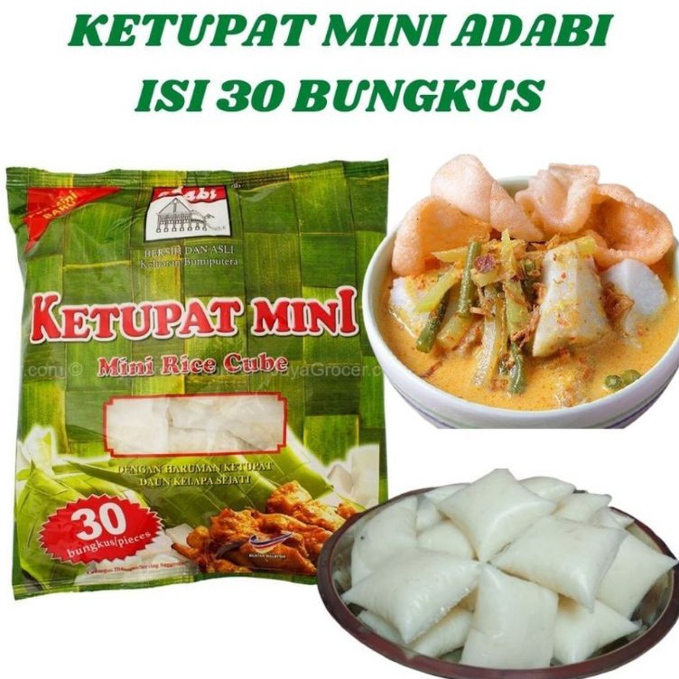 

SJWY3174 Realpct Ketupat mini adabi 1 pak isi 30 x 20 gram