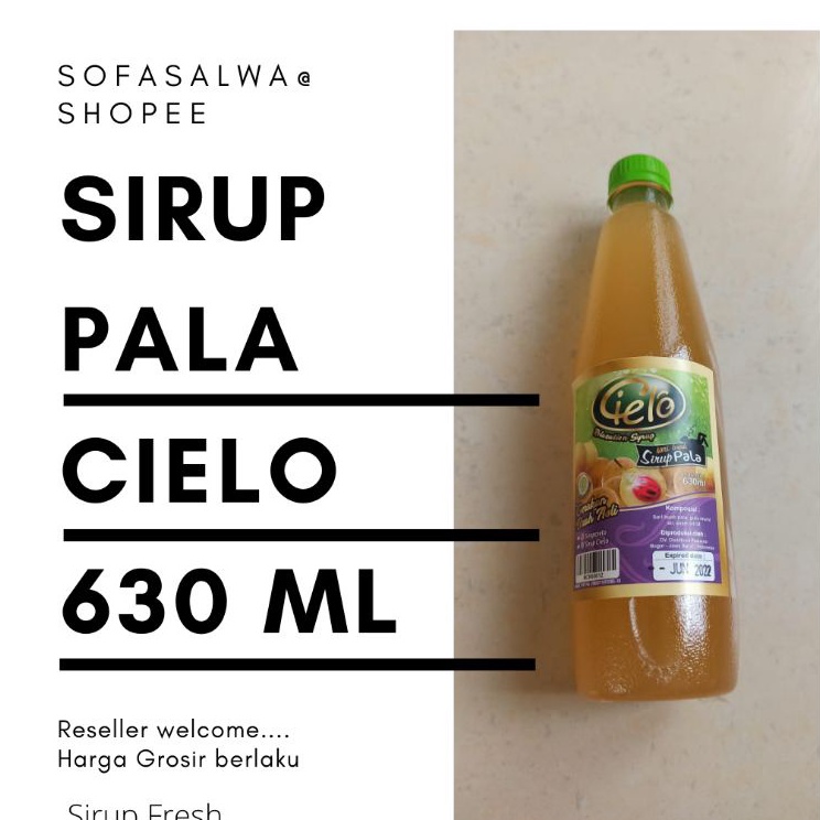 

✣Seller✲ PNLBB Sirup Pala Cielo 630ml (Free Packing) J38 ➷Murah Banget