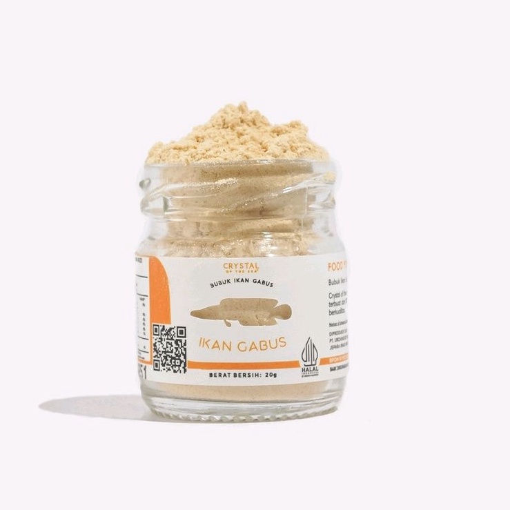 

❁Ready❈➯ JL79F Crystal of the Sea - Gabus Food Powder 20g/Bubuk Ikan Gabus / Kaldu MPASI / Tinggi Albumin F36 Terkini