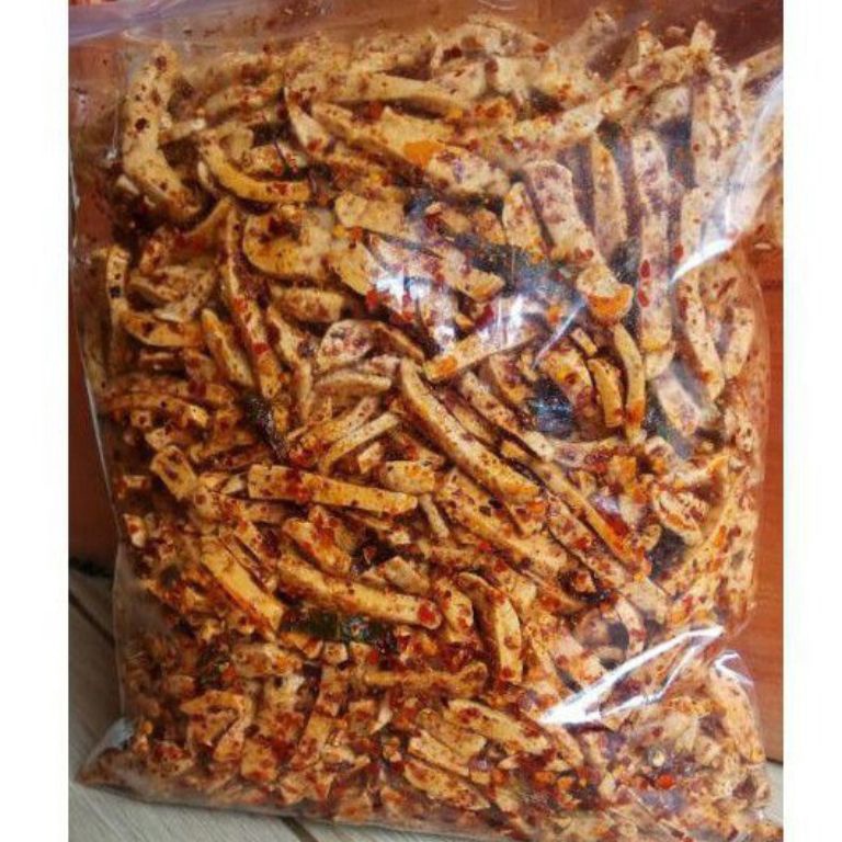 

Model Keren.. Basreng Baso goreng pedas Super krispi Extra daun jeruk Netto 1000 gram / 1 kg Gratis ongkir 91