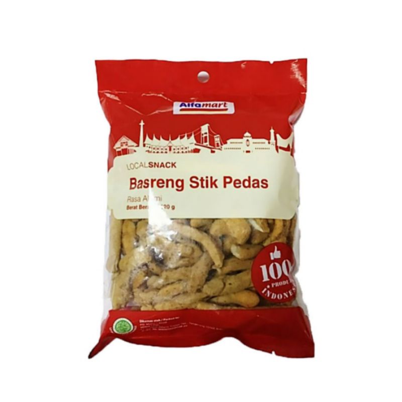 

Alfamart Basreng Stik Pedas 120 g