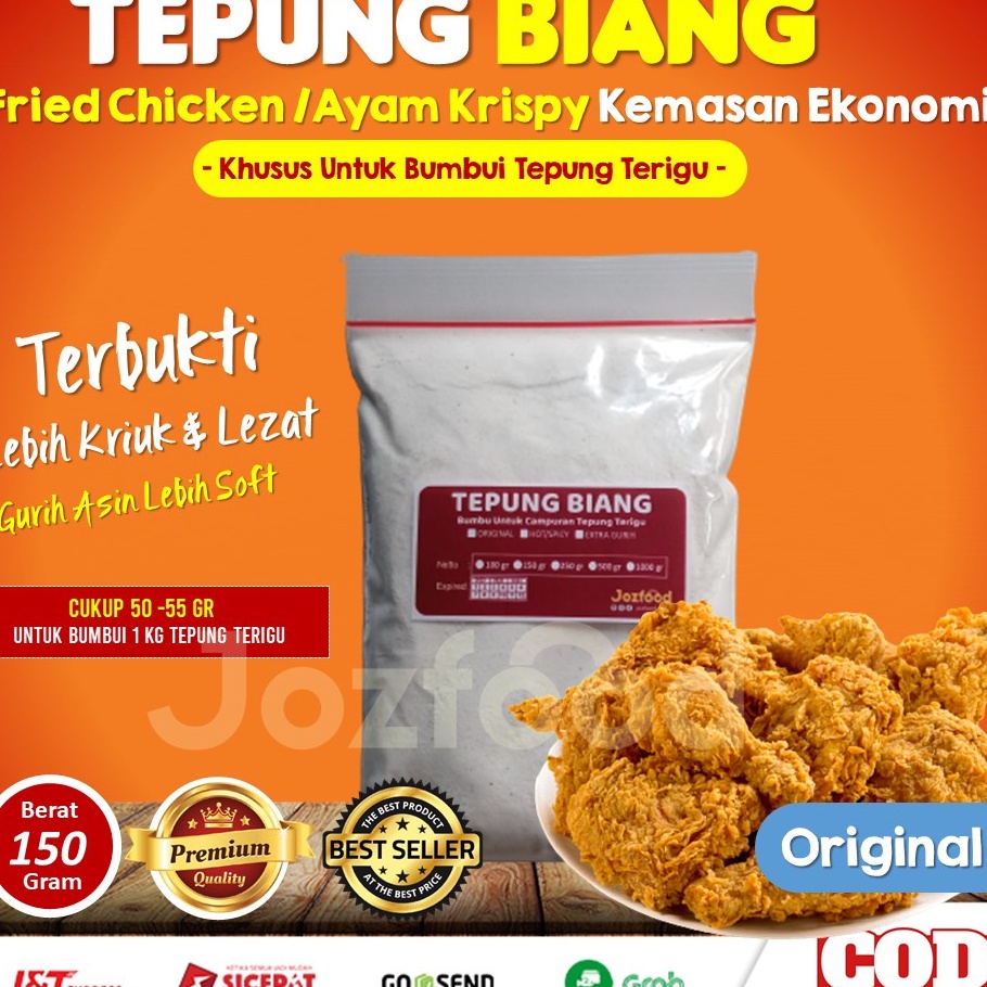 

➵Produk BNNLM Tepung Biang Fried Chicken Bumbu Inti Premix B72 ≛Hot Sale