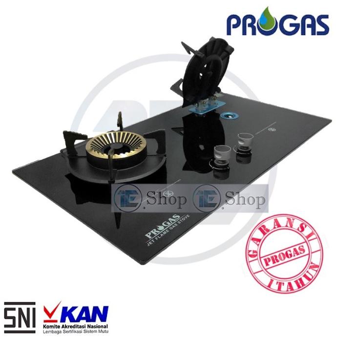 Kompor Gas 2 Tungku Kaca Progas Elegant/Riviera Kompor Gas Tanam 2 Nadyaoktaa92