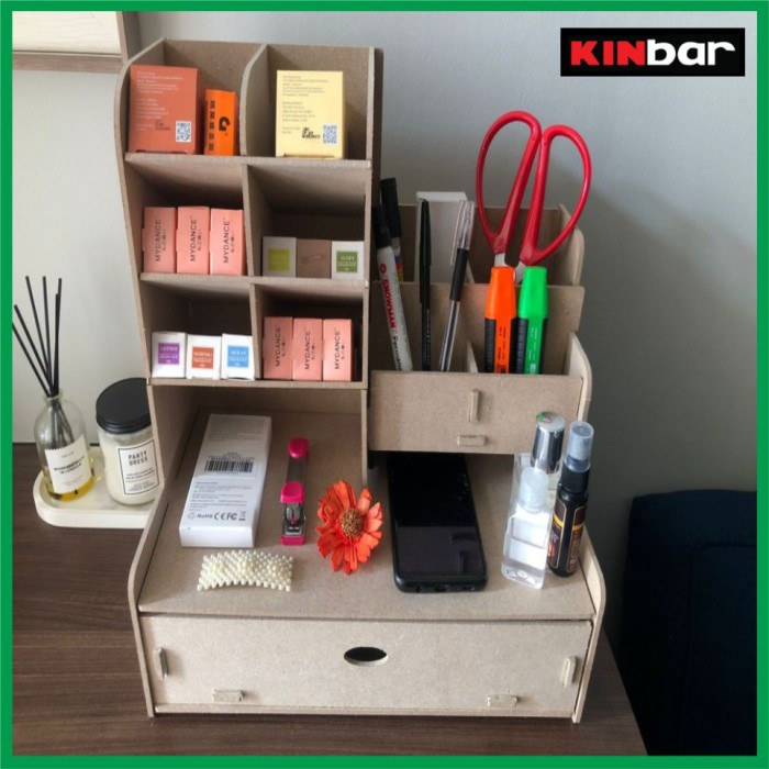 

Bestseller Rak Pen Holder 6 Layer Grid Tempat Pulpen Alat Tulis Kantor