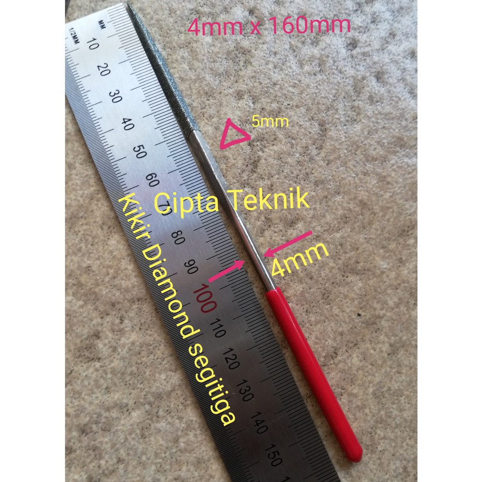 

❉Ready Stock❊→ 70GW8 Kikir Diamond Segitiga 4mm x 160mm - Kikir Intan K71 ⁑Buruan Beli