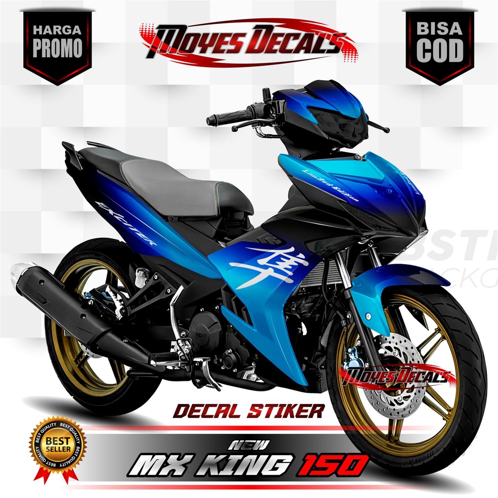 Decal Stiker Mx King NEW 150 Variasi Fullbody Decal Mx NEW Motif 2 WARNA