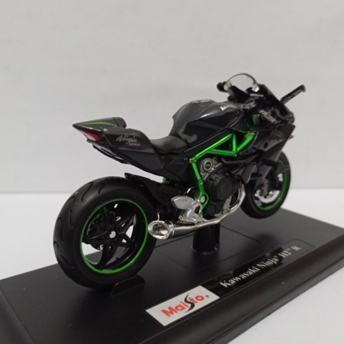 PROMO DIECAST MOTOR KAWASAKI NINJA H2 R MAISTO 1:18 MINIATUR MOTOR NINJA H2R TERBARU