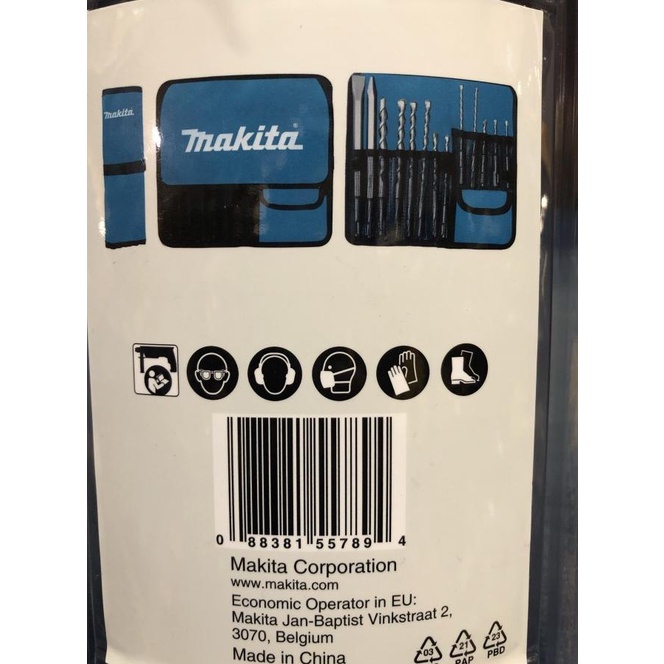 Mata Bor Sds Plus Set + Chisel Dan Bullpoint / Makita D-70895