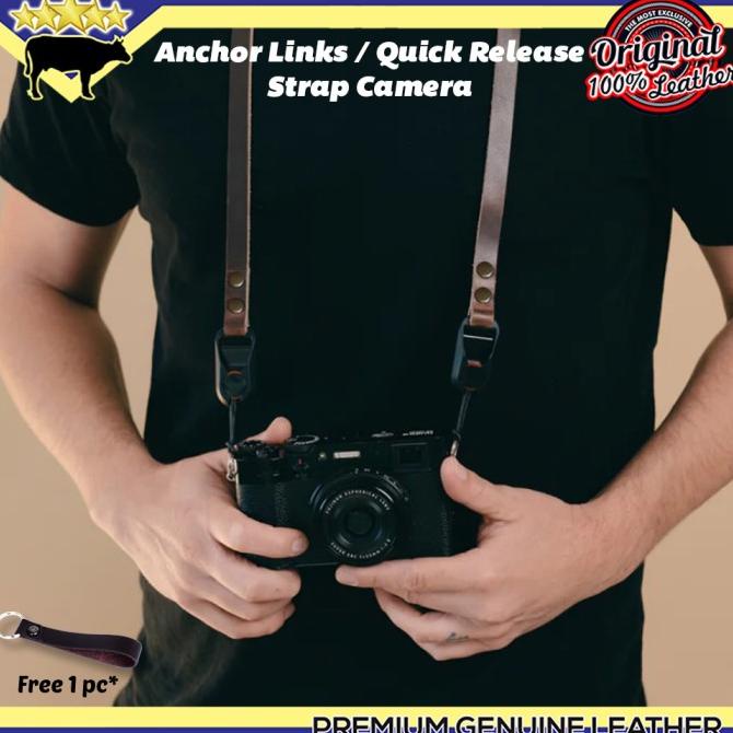 ANCHOR LINKS LEATHER STRAP CAMERA QUICK RELEASE STRAP CAMERA EXCLUSIVE