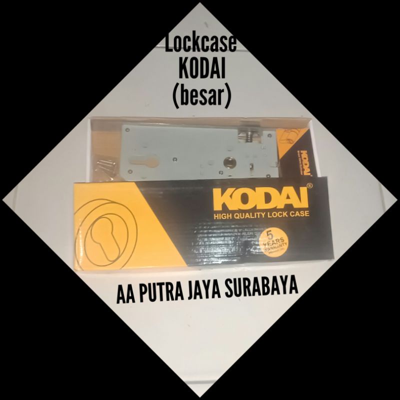 Body / bodi kunci pintu lock case atau roller lock case (pelor) Kodai