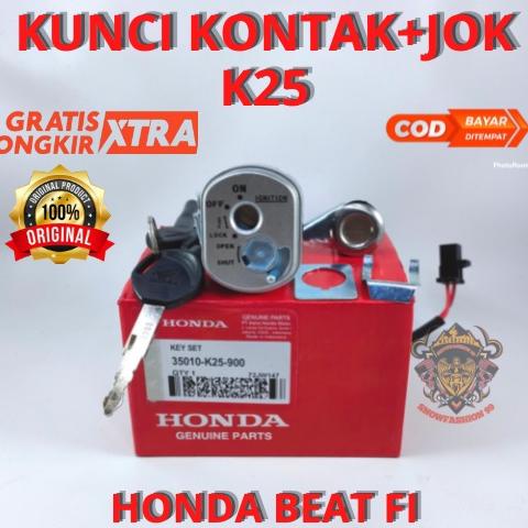 Onderdil Kunci Kontak Set K25 Honda Beat Fi Asli Original Honda Ahm Motor Ori