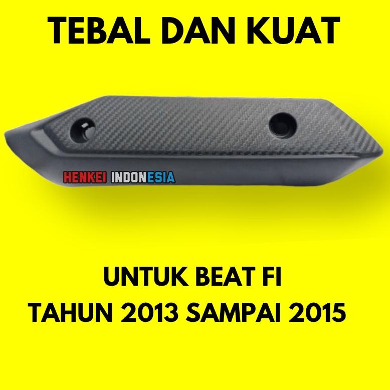 Sparepart Tutup Knalpot Beat Fi - Cover Tameng Knalpot Beat Fi 2012 - 2013 - 2014 - 2015 Motor Asli