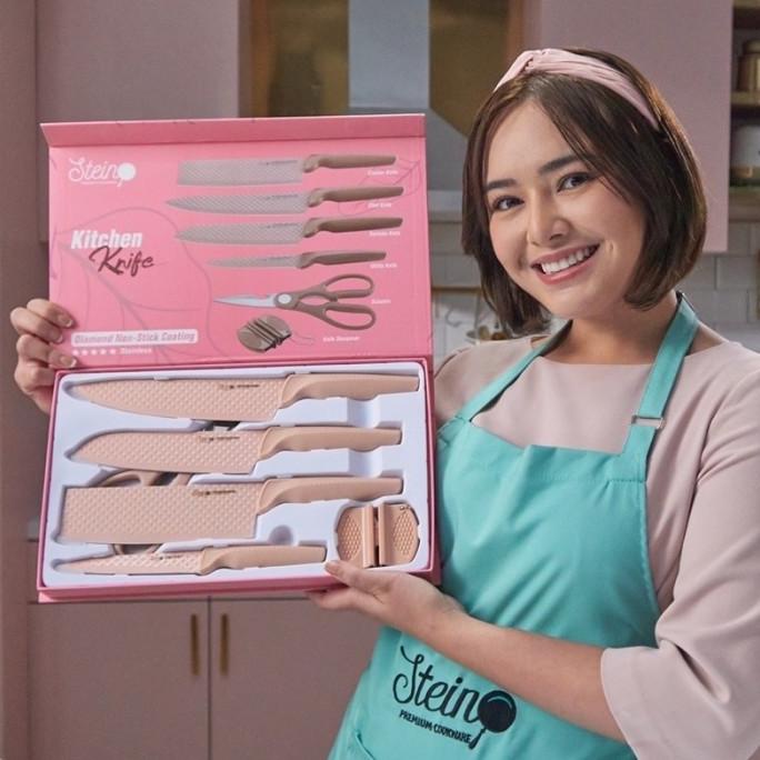Ready Stein Pisau Dapur / Stein Diamond Knives 6 In 1 Set Terbaik