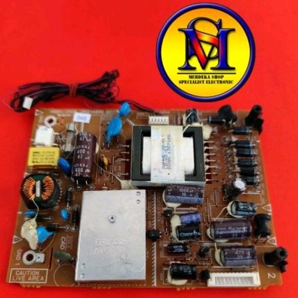 mesin psu power suplay regulator tv Polytron PLD 24T605W PLD24T605W