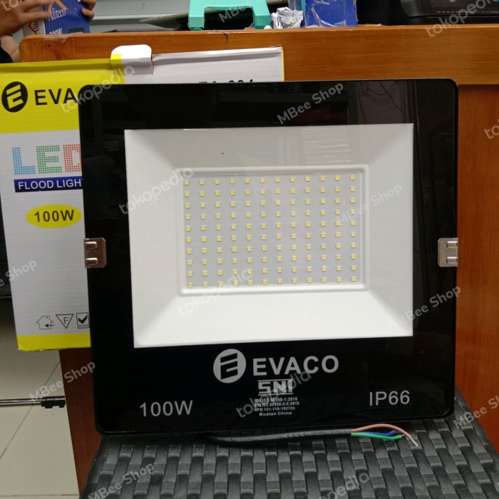 Terlaris Lampu Sorot Led 100 Watt / Lampu Sorot Tembak 100 Watt Evaco