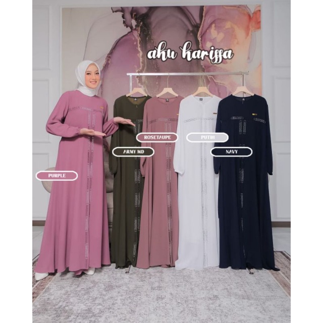NOVALIA DRESS BY AKU KARISSA Gamis Murah Polos