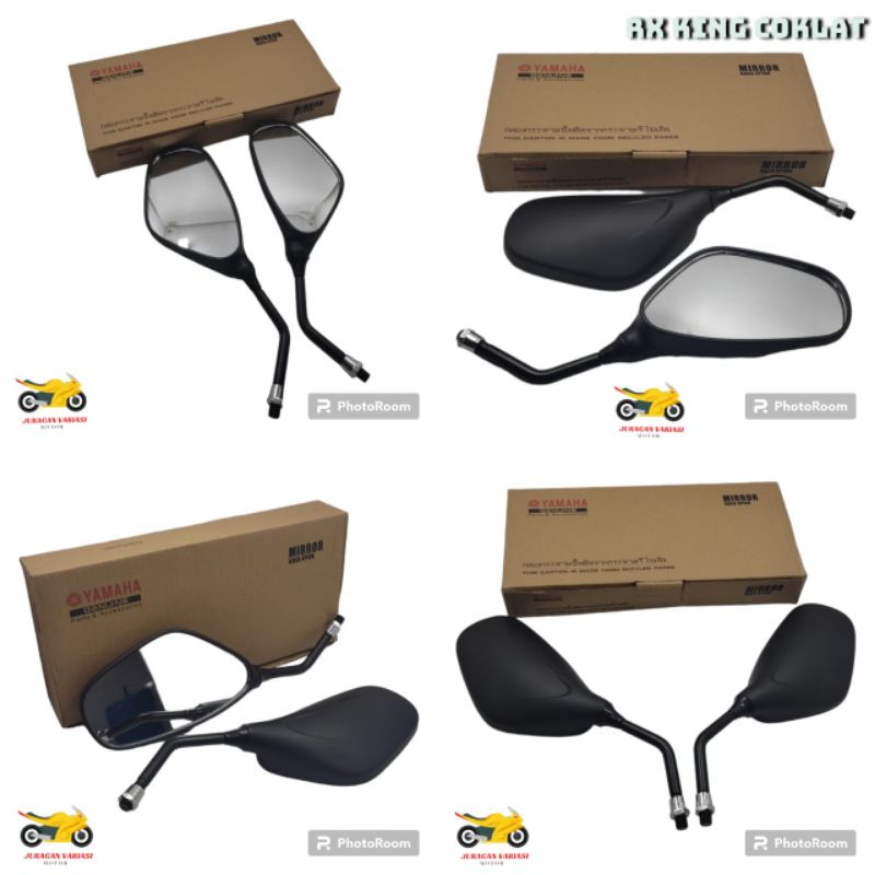 spion RX king New Yamaha 2002 - 2008 satu set kanan kiri original standar PNP RX king RX-S RX-K RX-Z