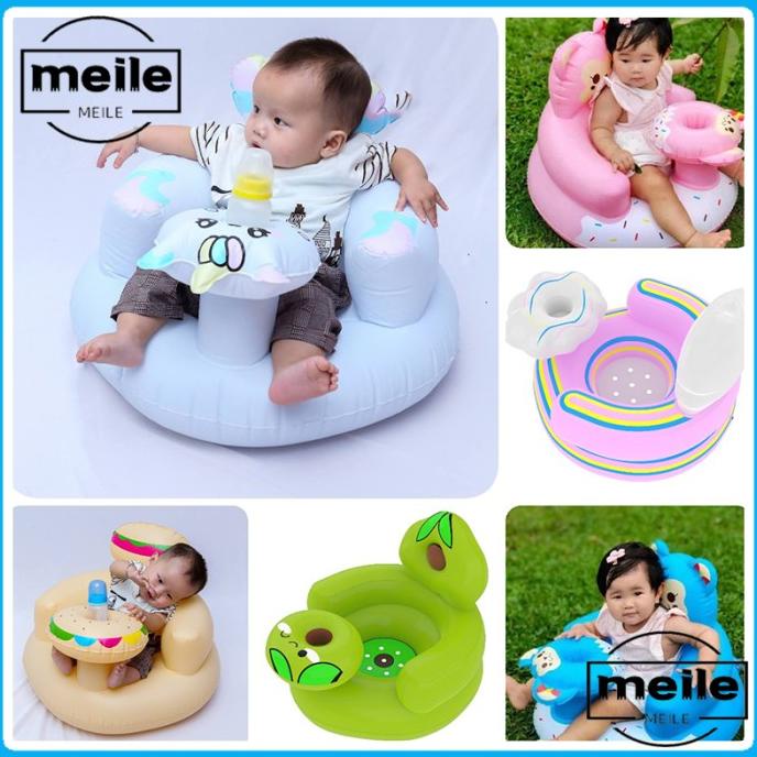 Sofa Angin Duduk Anak, Kursi Duduk Inflatable Bayi, Kursi Mandi Kursi