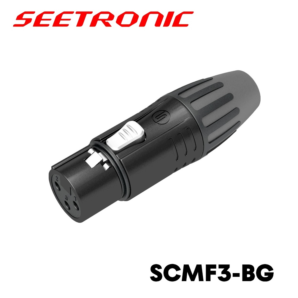 Product Terkece Connector XLR Female 3-Pin SEETRONIC SCMF3-BG 963➘