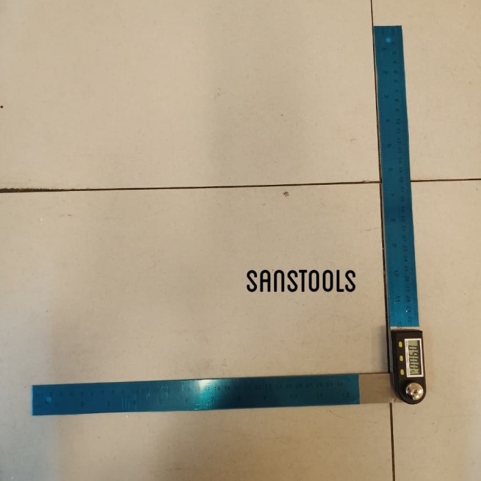 

Digital Protractor Ggaris Star Ruller Siku Tukang Sudut 30Cm 12