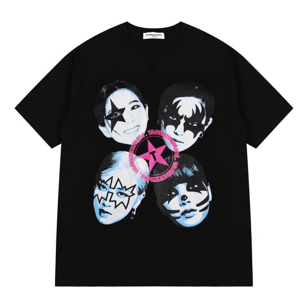 HARGA TERMURAAH. Tshirt Evonne Black Thanksinsomnia