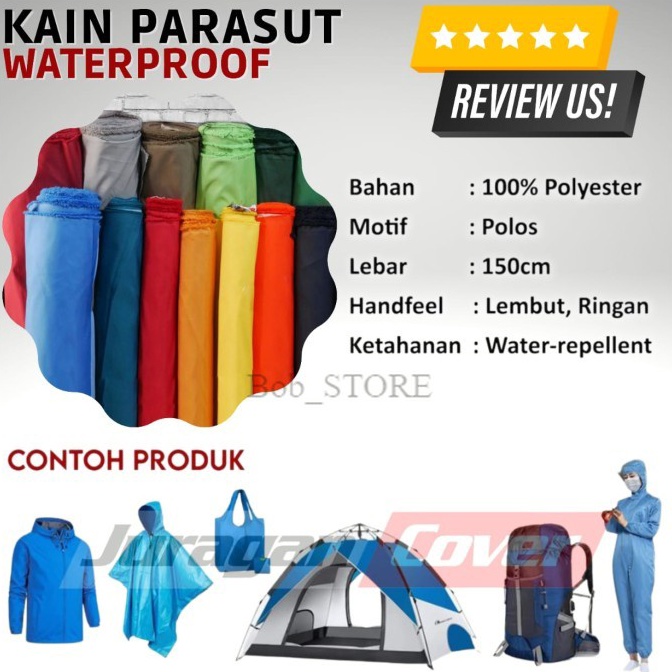 Id6c6Bq kain parasit meteran anti air waterproof per 1m