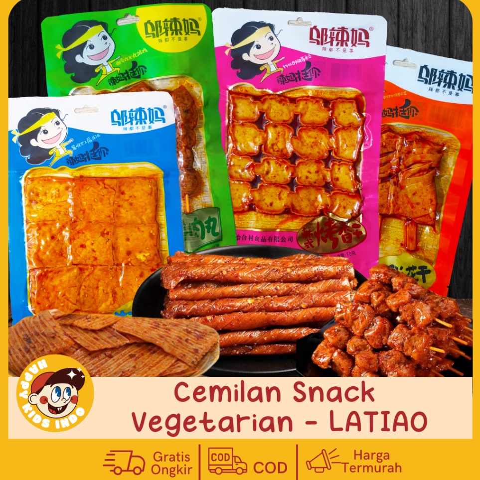 

Yang Terbaik BELI 4 GRATISS 1 - [HALAL] HALAL LATIAO / LATIAO SNACK CEMILAN PEDAS IMPORT WULAMA ORIGINAL VEGE |
