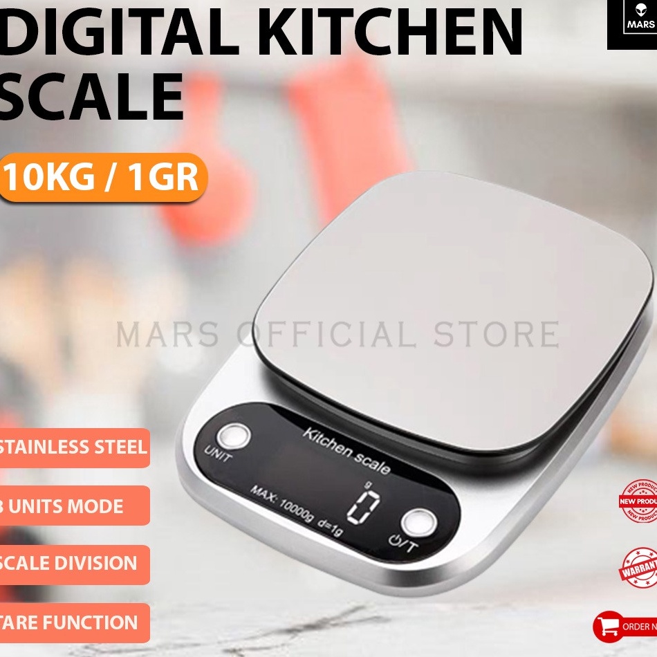 ｀ Gb CFC-ML01 Timbangan Dapur Digital 10Kg Timbangan Kue Digital Dapur Premium Mini Kitchen Scale Ti