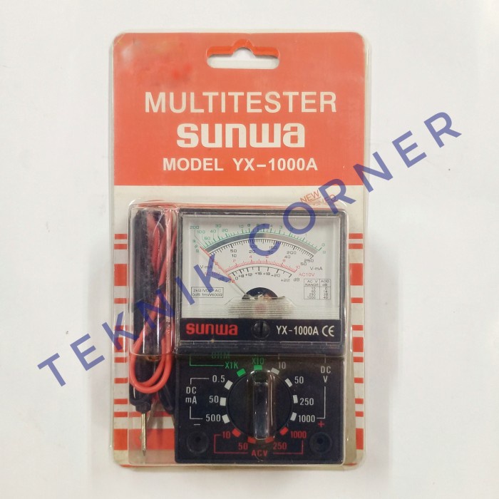 FLASH SALE SUNWA MULTITESTER AVOMETER ANALOG JARUM YX-1000A YX 1000 A NANKAI TERLARIS