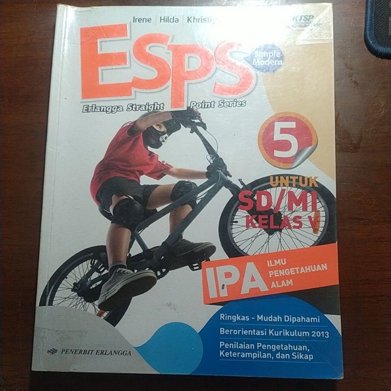 Buku Erlangga ESPS IPA kelas 5 sd