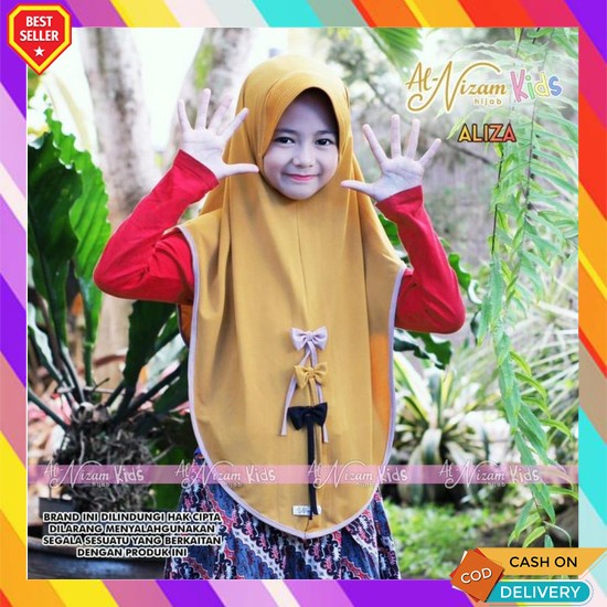 Jilbab Anak Sekolah Putih Kudung Smp Sma Madrasah Hijab Perempuan Sd T Kerudung Anak Al-Nizam Aliza