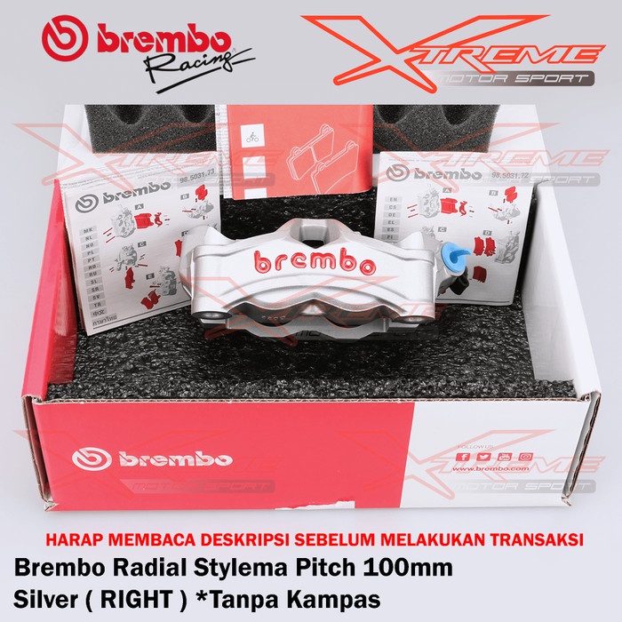 KALIPER BREMBO RADIAL MONOBLOCK STYLEMA ORIGINAL BREMBO ITALY