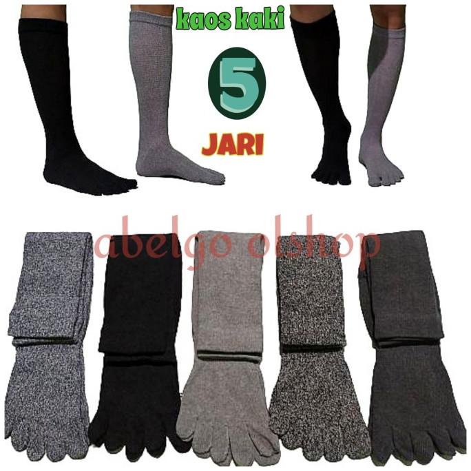 kaos kaki 5 jari pria panjang/12pasang-kaos kaki kerja berjari 5