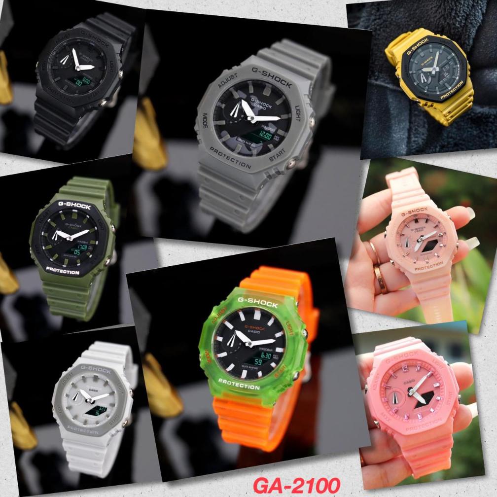 Bayar ditempat G-SHOCK GA 2100 - JAM TANGAN PRIA G SHOCK CASIO GA 2100 G Shock GA-2100 Hitam kuning 