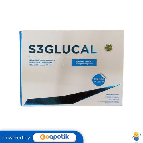 

S3GLUCAL SUSU BUBUK 20 GRAM BOX 15 SACHET