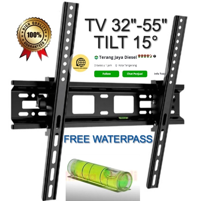 Bracket Braket Breket LED TV 32 inch - 55 inch Braket TV LED