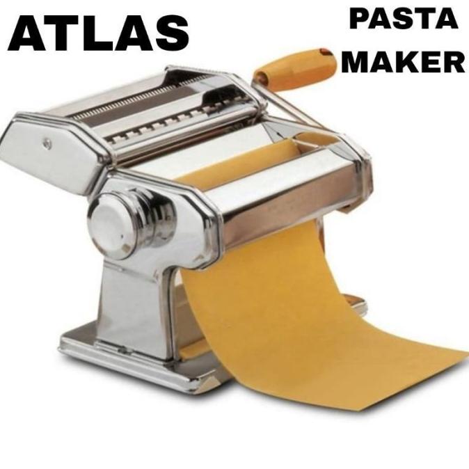 Gilingan Mie Pasta Maker Molen, Pangsit Stainless stell ATLAS