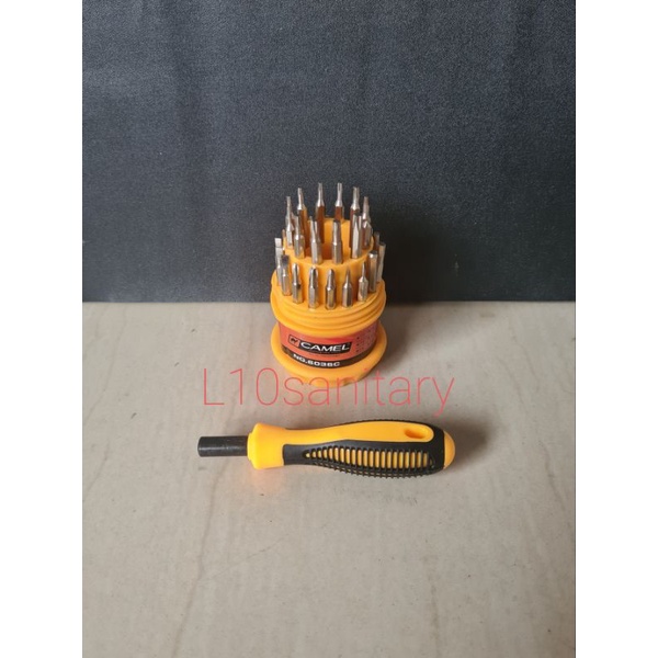 Obeng HP Jam set 31 in 1 CAMEL / Obeng Kecil Set CAMEL