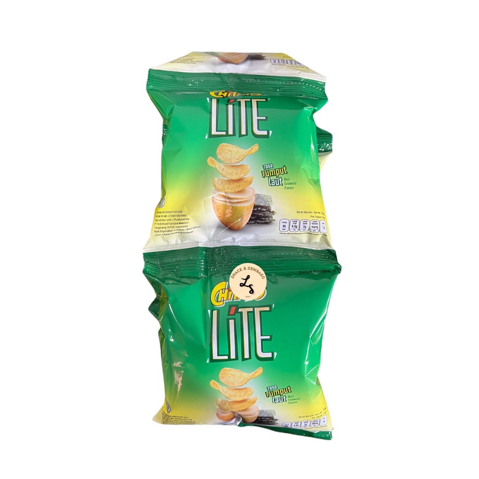 

➫Terbatas➺ VLLUI Chitato Lite Keripik Rumput Laut 1 Renceng Isi 10 pcs @14gr C48 ❁Murah