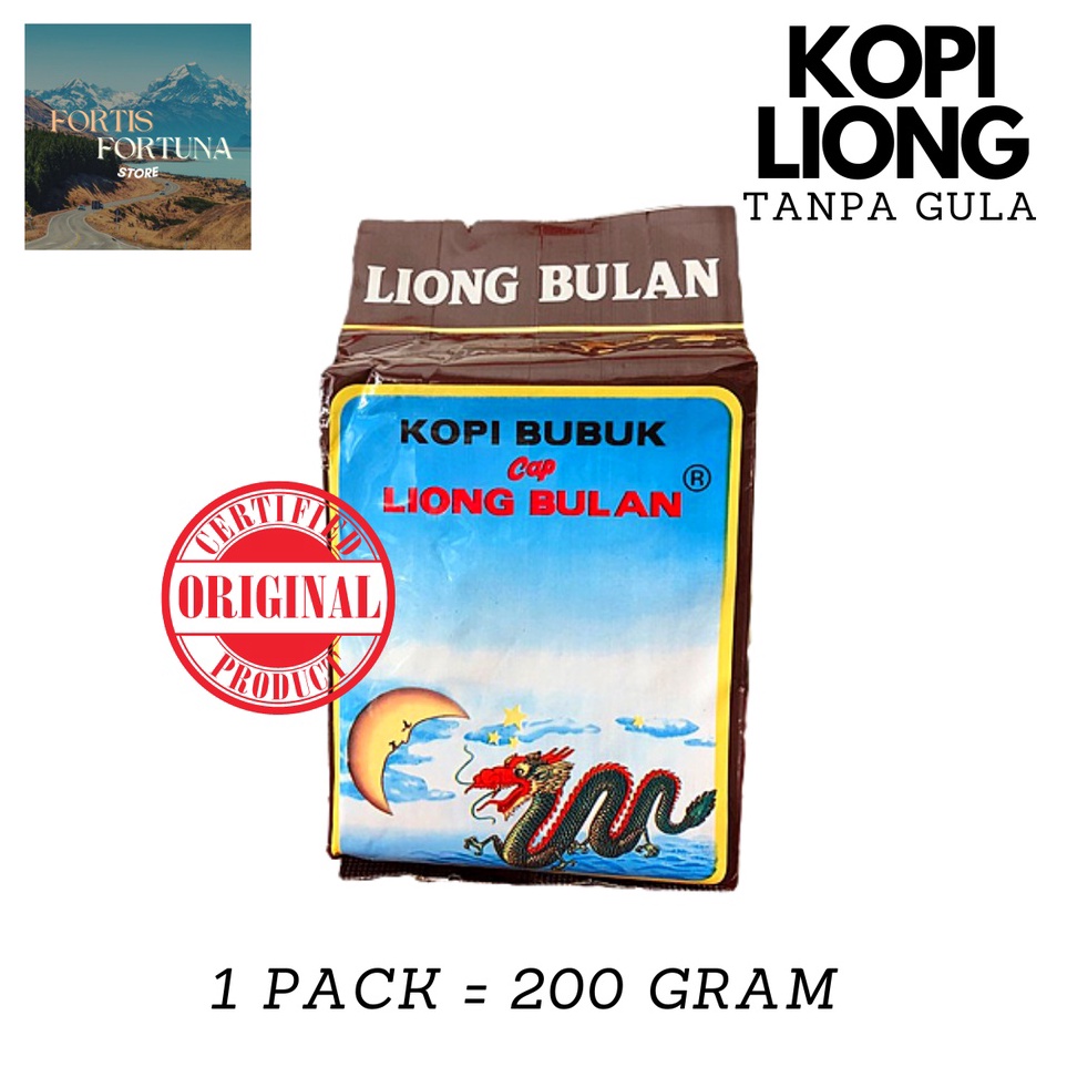 

←➲❊✩ Kopi Liong Tanpa Gula 200gr Khas Bogor Ready Stock