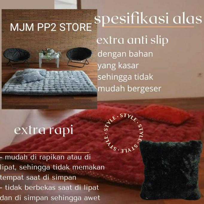 Terbaru Surpet/ Kasur Karpet/Tikar Lantai Bulu Rasfur Premium Tebal 10Cm