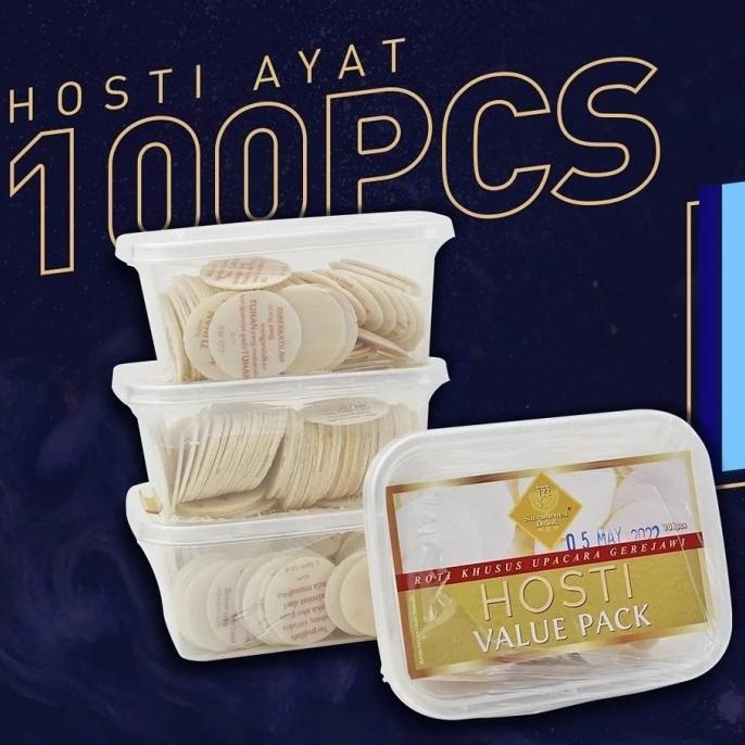 

6,6 Hosti Ayat Perjamuan Kudus 3Cm Kemasan Thinwall