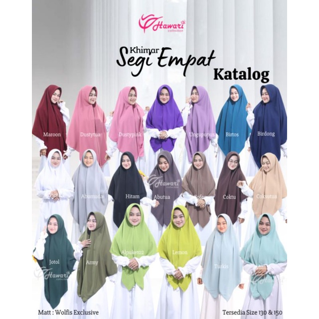 KHIMAR SEGI 4 WOLFIS UK 130-150 ORI HAWARI