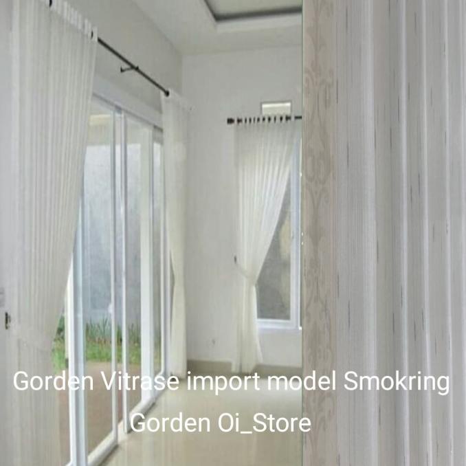 Sale 6.6 Gorden Vitrase Import Model Smokring/ Vitrase Gorden Motif Bintik Gold