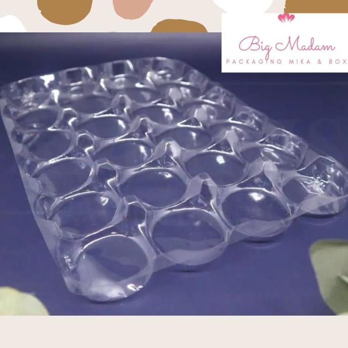 Terlaris Mika Tray Donat Mini 24 Isi 25Pcs Jp-24 (Trans) Bmadam Packaging