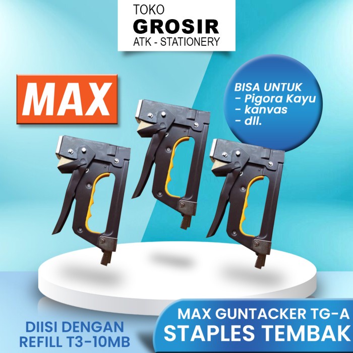 

DISKON STAPLER TEMBAK MAX GUN TACKER TG-A