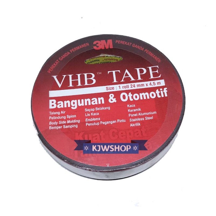 

HRG DISKON Double Tape VBH 3M Strong Durable 24mm x 4.5m